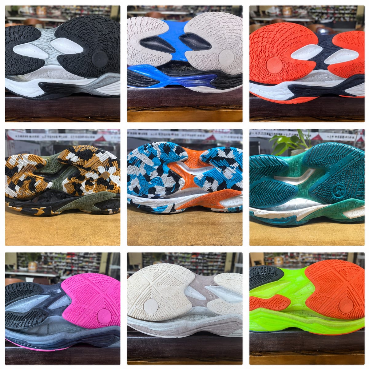 Outsoles and sole attachment at the factory